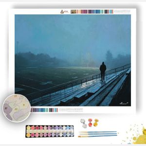 REFEREE AT FIRST LIGHT AT EVENING - Paint by Numbers Full Kit