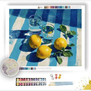 LEMONS AT NOON TABLE WIDE - Paint by Numbers Full Kit