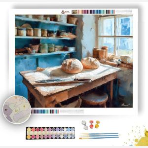 BREAD BOARD AT NOON - Paint by Numbers Full Kit