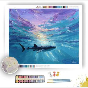 VIOLET SHORE VIEW - Paint by Numbers Full Kit