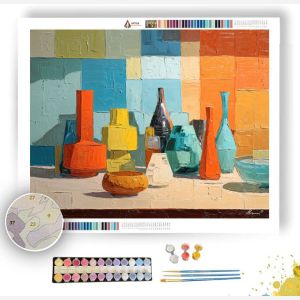 MIDCENTURY HUSH WOOD - Paint by Numbers Full Kit