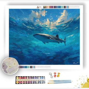 CLOUD BLUE HALO - Paint by Numbers Full Kit