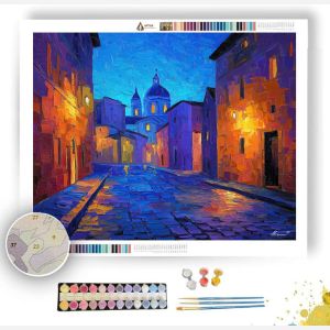 COBBLESTONE SCENE - Paint by Numbers Full Kit