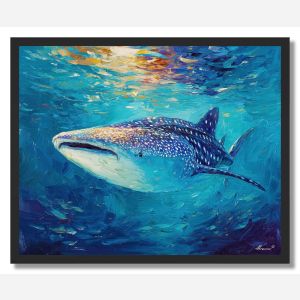 OPEN GLOW COBALT - FRAMED