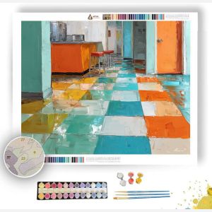 PAPER FLOOR THRESHOLD - Paint by Numbers Full Kit