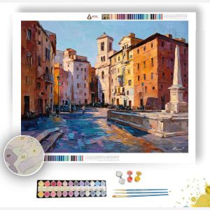 SUNLIT FORUM HOUR - Paint by Numbers Full Kit
