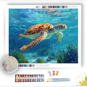 WATER SOFT WINDOW - Paint by Numbers Full Kit