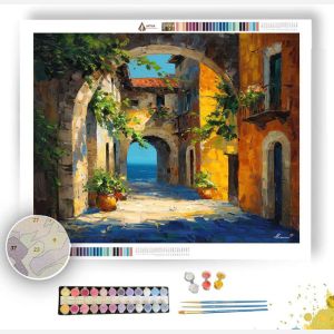 ARCHWAY VIEW TERRACE - Paint by Numbers Full Kit