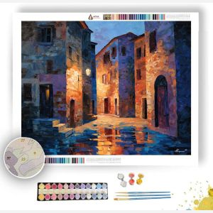 COBBLESTONE PASSAGE SKY - Paint by Numbers Full Kit