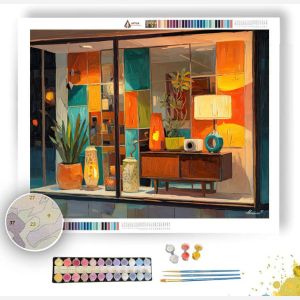 WINDOW WINDOW SPARK - Paint by Numbers Full Kit