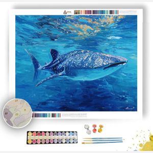 WOOD GLASSY HUSH - Paint by Numbers Full Kit