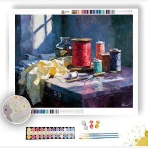 WINDOW-LIT GLOW - Paint by Numbers Full Kit
