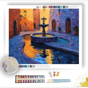 WATER BASIN GLOW - Paint by Numbers Full Kit