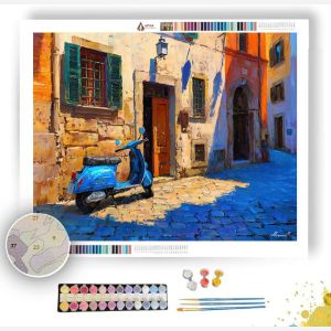 CORNER WINDOW QUIET - Paint by Numbers Full Kit