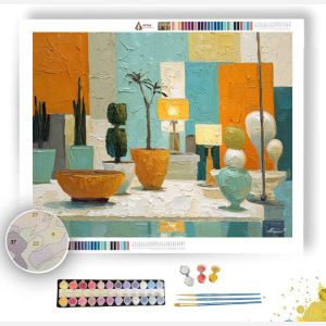 GARDEN LIGHT SCENE - Paint by Numbers Full Kit