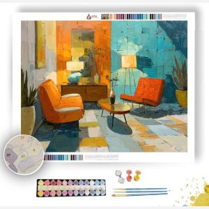 QUIET MIDCENTURY - Paint by Numbers Full Kit