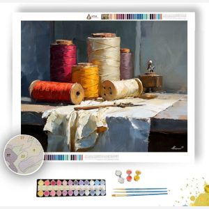 LINEN VIEW WOOD - Paint by Numbers Full Kit