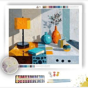 MARBLE MIDCENTURY STUDY - Paint by Numbers Full Kit