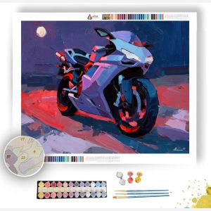 CORNER HOUR MOONLIT - Paint by Numbers Full Kit
