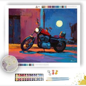 NEARBY VIEW MOONLIT - Paint by Numbers Full Kit