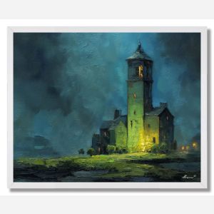 BRASS TOWER - FRAMED