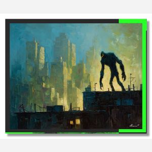 ROOFTOP SCENE - FRAMED