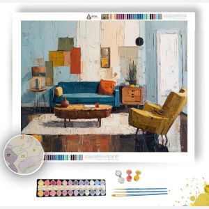 MIDCENTURY HOUR - Paint by Numbers Full Kit