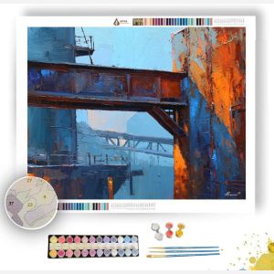 MOONLIT RUSTED DETAIL - Paint by Numbers Full Kit
