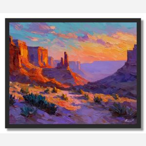 SUNSET VIGNETTE - FRAMED