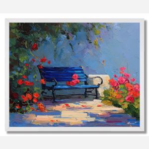 BENCH PASSAGE - FRAMED
