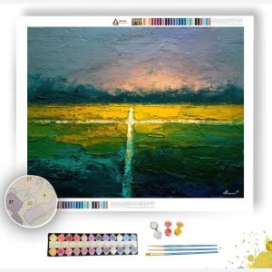 CHALK WINDOW QUIET - Paint by Numbers Full Kit
