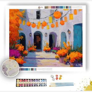 SKY COURTYARD - Paint by Numbers Full Kit