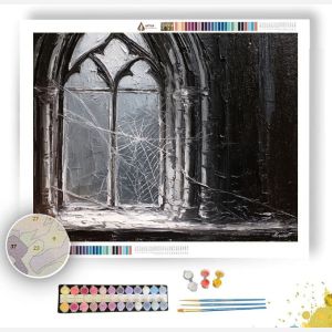 MOONLIT WINDOW - Paint by Numbers Full Kit