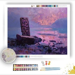 VIOLET GLYPH NOTE - Paint by Numbers Full Kit