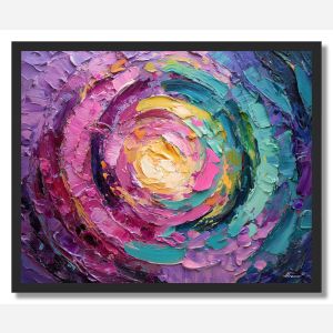 VIOLET PANEL - FRAMED