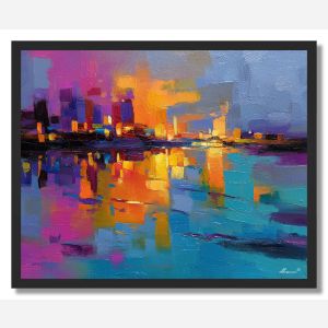 SKYLINE TRACE - FRAMED