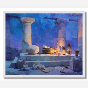 LANTERN ALTAR - FRAMED