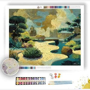 CLOUD GARDEN VIEW - Paint by Numbers Full Kit