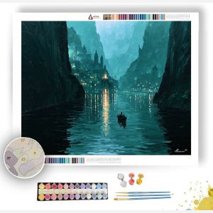 VERDIGRIS FJORDCITY - Paint by Numbers Full Kit