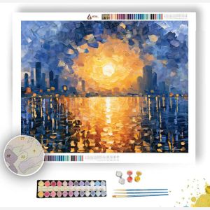 CLOUDGLASS SUNPOOL - Paint by Numbers Full Kit