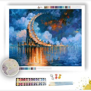 CRESCENT CLOUDSTAIR - Paint by Numbers Full Kit