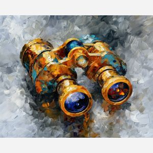 GOLDEN BINOCULARS BW