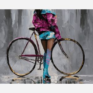 MAGENTA BICYCLE PAUSE BW
