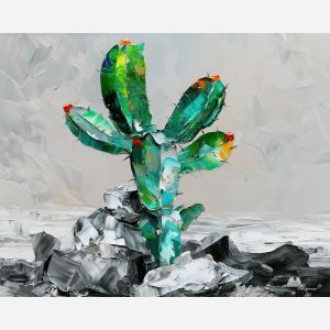 EMERALD CACTUS BW