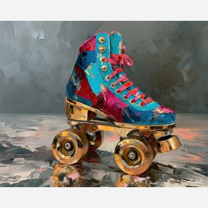 COBALT ROLLER SKATE BW