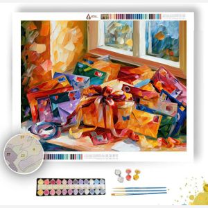 STAMP WINDOW CORALSKY - Paint by Numbers Full Kit