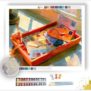 TRAVELNOTE CORALGLOW TRAY - Paint by Numbers Full Kit