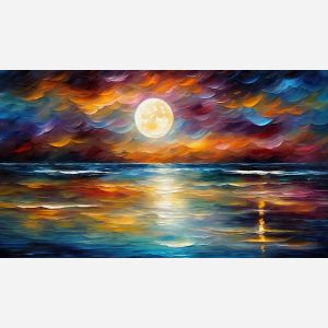 SURREAL SERENITY - MOONLIT WATERS