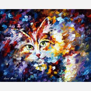 pinturas de gatos abstractos