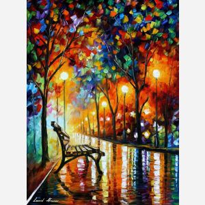 autumn painting, fall paintings on canvas, loneliness paintings, autumn oil painting, paintings about loneliness